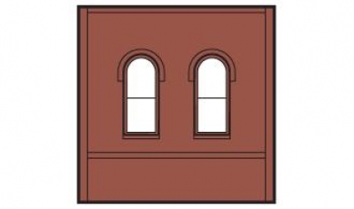 30103 - Dock Level Arched Window