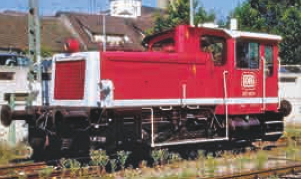 L162593 - Diesel Rangierlokomotive, 332 021-5, DB, orientrot, Ep.V (old logo)
