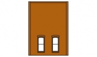 30137 - Two-Story Rectangular 2-Window (Low)