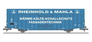 L235813 - Großräumiger Güterwagen, Hbbks, DB, "Reinhold & Mahla", Ep.IV (mittel)
