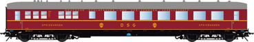 41264-02 - Schürzenwagen DSG-Speisewagen, DB, Ep.3a, RAL 3003