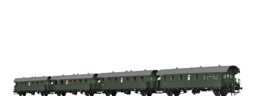 46824 - Personenwagen BPwif / Bib / ABib und Bib DB Ep.III mit Beleuchtung