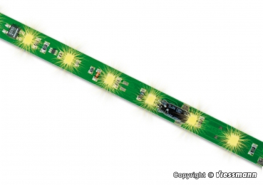 H0, TT, N Waggon-Innenbeleuchtung, 8 LEDs gelb, Best.Nr V5091