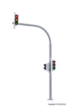 5094 - H0 Bogenampel mit Fußgängerampel und LEDs, 2 Stück