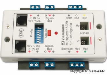 Multiplexer für Lichtsignale mit Multiplex- Technologie, Best.Nr V5229