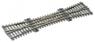 SL-E190 - H0 Code 75 Doppelte Kreuzungsweiche (DKW) 12°
