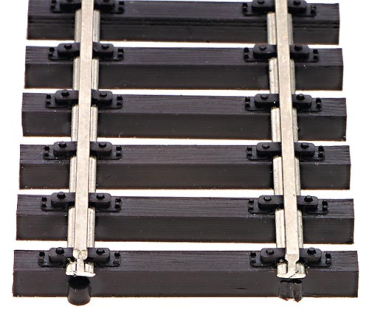 10105-83 - Flexgleis Reichsbahnoberbau K mit Holzschwellen H0