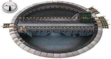 9152 - Komfort-Drehscheibe 9152 C ("denkend") mit elektrischem Antrieb