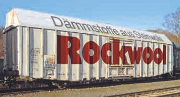 L235814 - Großräumiger Güterwagen, Hbbks, DB, "Rockwool", Ep.V (15,88m)