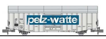 L265807 - Großräumiger Güterwagen, Hbks, DB, "pelz-watte", Ep.IV (kurz)