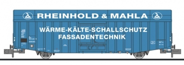 L265813 - Großräumiger Güterwagen, Hbbks, DB, "Reinhold & Mahla", Ep.IV (mittel)