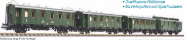 L330517 - 4tlg. Personenwagen-Set,BBÖ,Ep.II