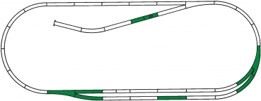 42011 - ROCO LINE Gleisset C
