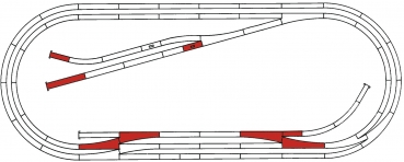 42013 - ROCO LINE Gleisset E