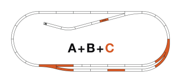 42021 - ROCO LINE Gleisset C