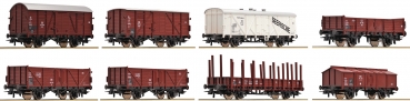 44003 - 8-tlg. Set: Güterwagen, DRG