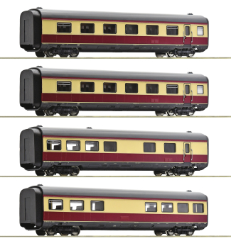 6200003 - 4-tlg. Set: Mittelwagen zum Gasturbinentriebzug BR 602, DB Ep.IV