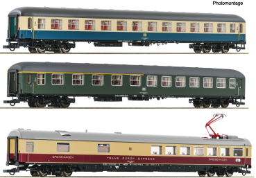 6200052 - 3-tlg. Set 2: D 377 „Hispania-Express“, DB Ep.IV