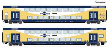 6200106 - 2-tlg. Set: Doppelstockwagen, metronom