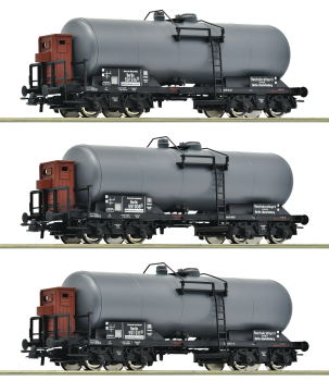 6600062 - 3-tlg. Set: Kesselwagen, DRG