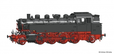 Rp70317 - Dampflokomotive BR 86, DB Ep.IV