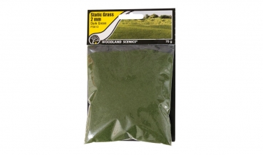 WFS613 - 2mm Statik Grass dunkel grün
