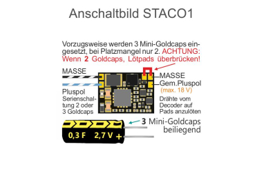 STACO1 - StayAlive-Controller Goldcap-Pufferspeicher