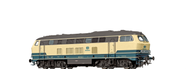 41166 - Diesellokomotive 216 der DB "Ozeanblau-Beige", Ep.IV mit Sound