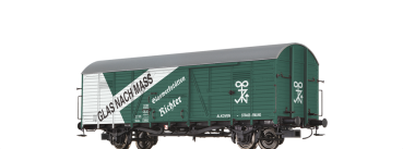48748 - Gedeckter Güterwagen Gkklms „Glaswerke” der ÖBB