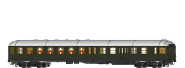 58027 - STEUERWAGEN BPW4YMGF-54 DER DB Ep.III mit Beleuchtung Wechselstrom