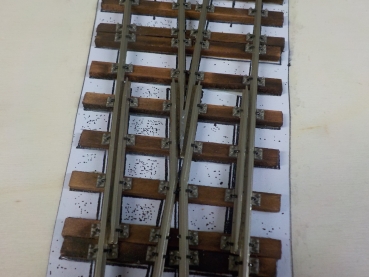 Preview: 20374 - Om Weiche 1 : 7,5 links, R=1300 mm alte Ausführung Ep.III