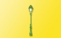 H0 Einheits-Gaslaterne grün, LED warmweiß, Best.Nr V6011