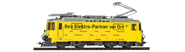 1358 182 - RhB Ge 4/4 II 612 Werbelok 'Burkhalter Gruppe' Ep.VI mit Sound