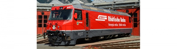1359 167 - RhB Ge 4/4 III 647 "Grüsch" Universallok mit LokSound