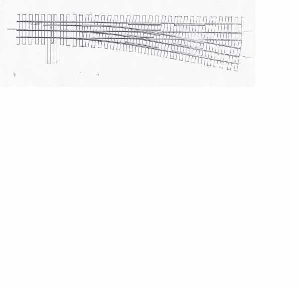 20903-70 - Zweispurweiche HO/HOe 9,5°