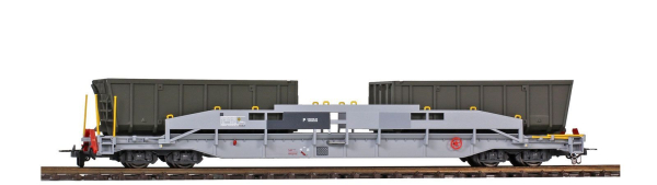 2290 190 - RhB P 10050 Tragwagen mit Schlackenmulden (2x dunkel)