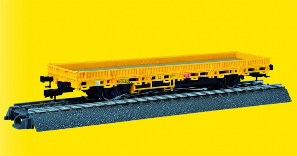 H0 Niederbordwagen mit Antrieb, gelb, Funktionsmodell für Zweileitersysteme, Best.Nr V2315