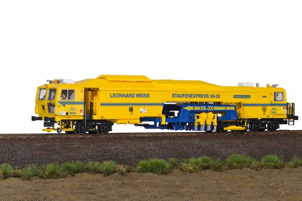 H0 Schienen-Stopfexpress LEONHARD WEISS, P & T, Funktionsmodell für Dreileitersysteme, Best.Nr V2654