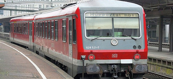 L163203 - Dieseltriebw., BR 628.4/928.4, 2-tlg., "Wuppertal Hbf", DB AG, Ep.V, verkehrsrot