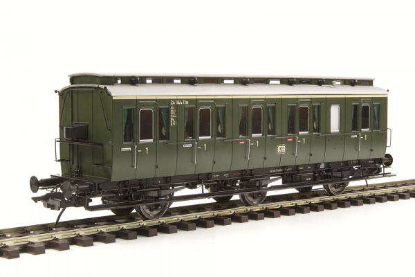 41163-02 - Preußische Abteilwagen DB ohne Bremserhaus, Epoche 3a, 2. Klasse