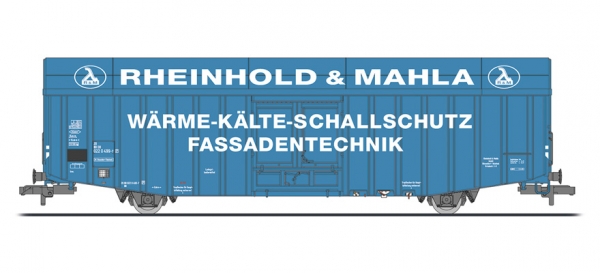 L235813 - Großräumiger Güterwagen, Hbbks, DB, "Reinhold & Mahla", Ep.IV (mittel)