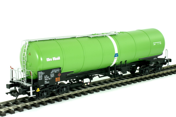 42323-04 - Kesselwagen Zans, On Rail grün, Nr.7836 706-1