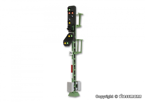 H0 Licht-Ausfahrsignal mit Vorsignal und Multiplex -Technologie, Best.Nr V4726