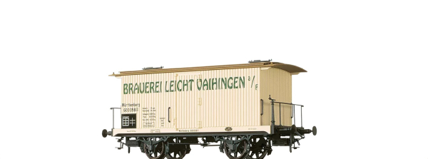 47730 - Gedeckter Güterwagen "Brauerei Leicht Vaihingen" K.W.St.E.