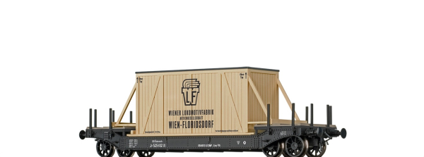 47917 - Tiefladewagen Ja "Wiener Lokomotivfabrik" BBÖ, Ep.II