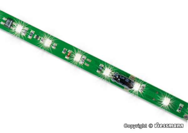 H0, TT, N Waggon-Innenbeleuchtung, 8 LEDs weiß, Best.Nr V5090