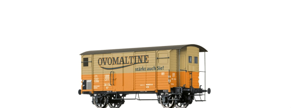 50973 - Gedeckter Güterwagen K2 "Ovomaltine" SBB Ep.II