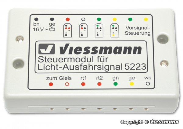 Steuermodul für Licht-Ausfahrsignale, Best.Nr V5223