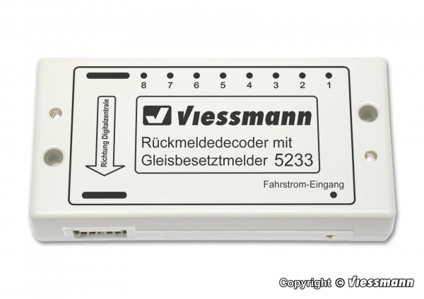Rückmeldedecoder mit Gleisbesetztmelder, Best.Nr V5233