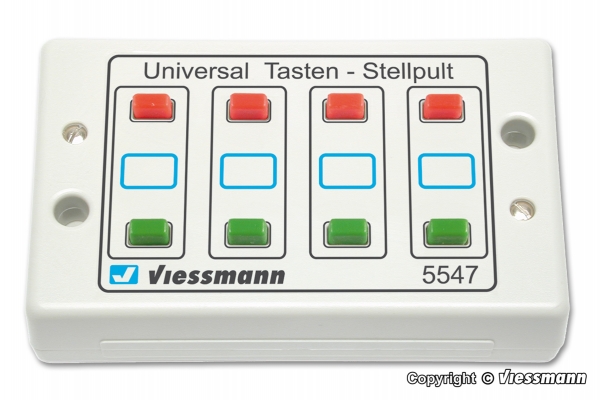 Tasten-Stellpult 2-begriffig, Best.Nr V5547